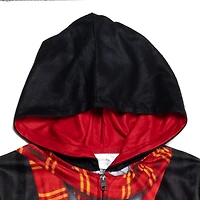 Harry Potter Boys Fleece Zip Up Costume Coverall