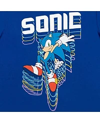 Sega Boys Tails Sonic The Hedgehog Knuckles Shadow 3 Pack Graphic T-Shirts to