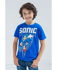 Sega Boys Tails Sonic The Hedgehog Knuckles Shadow 3 Pack Graphic T-Shirts to