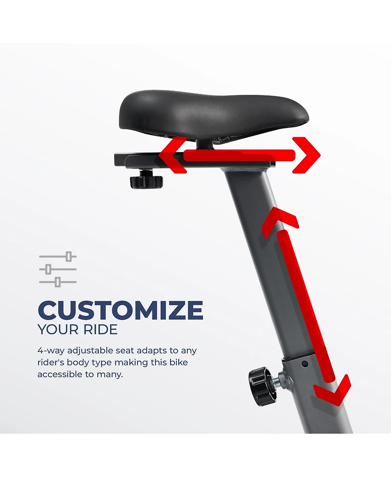 Sunny Health & Fitness Performance Smart Upright Exercise Bike