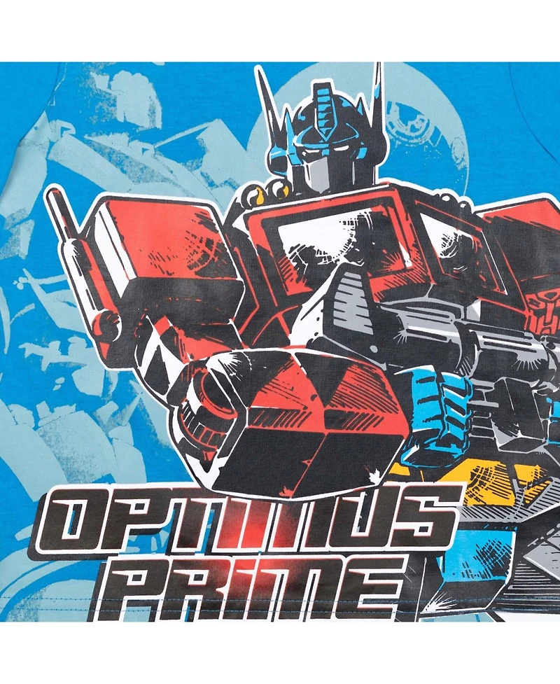 Transformers Boys Bumblebee Optimus Prime 3 Pack T-Shirts to