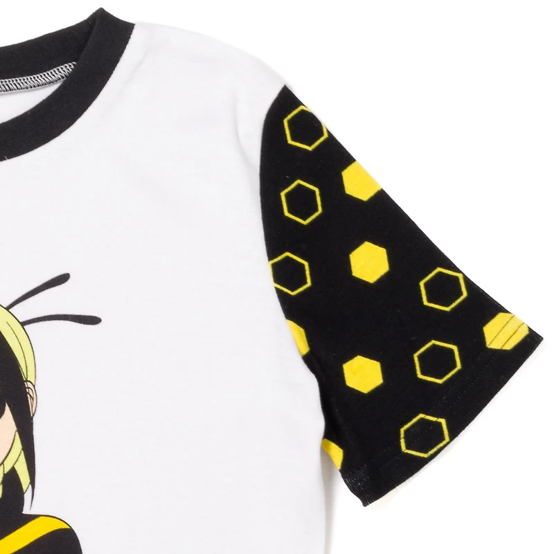 Miraculous Girls Pajama Shirt and Shorts Sleep Set