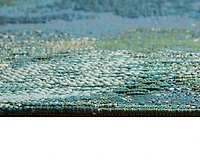 Liora Manne' Marina Watercolor Pond 7'10"x9'10" Area Rug