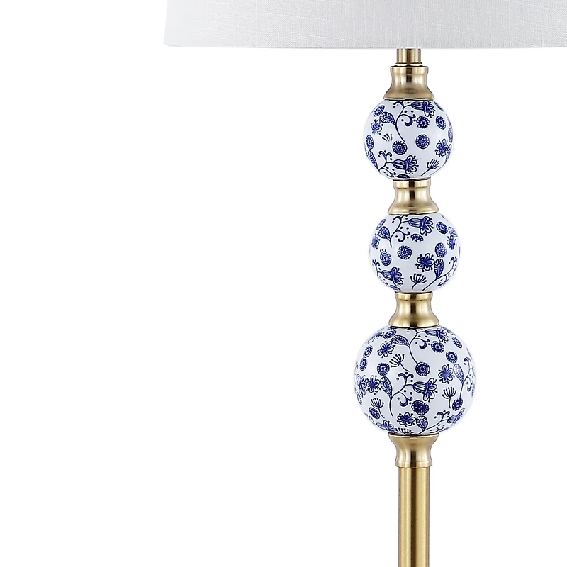 Jonathan Y Tavira Classic Midcentury Iron Led Floor Lamp