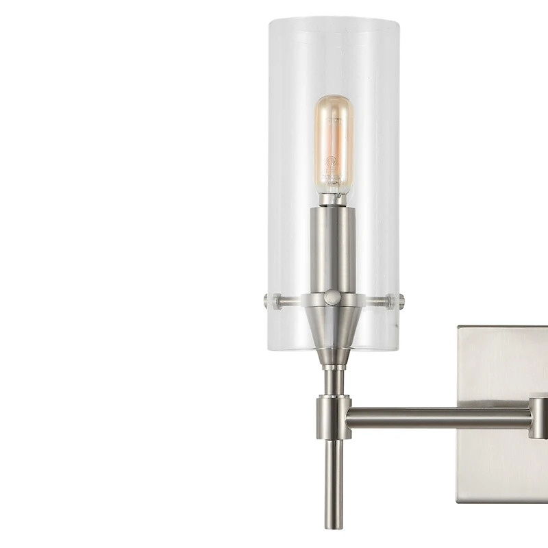 Jonathan Y Cato Bohemian Farmhouse Iron/Glass Led Vanity