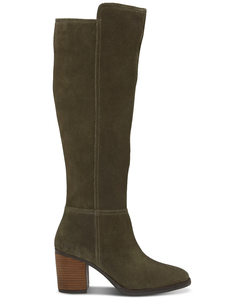 Lucky Brand Women's Bonnay Extra Wide Calf Knee-High Dress Boots
