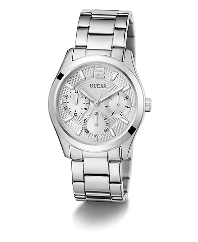 Guess Women's Multi-Function Silver Stainless Steel Watch 38mm