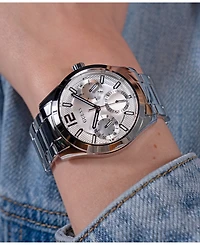Guess Women's Multi-Function Silver Stainless Steel Watch 38mm