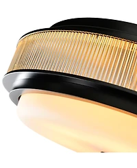 Cwi Lighting 8" Metal Valdivia 4 Light Flush Mount