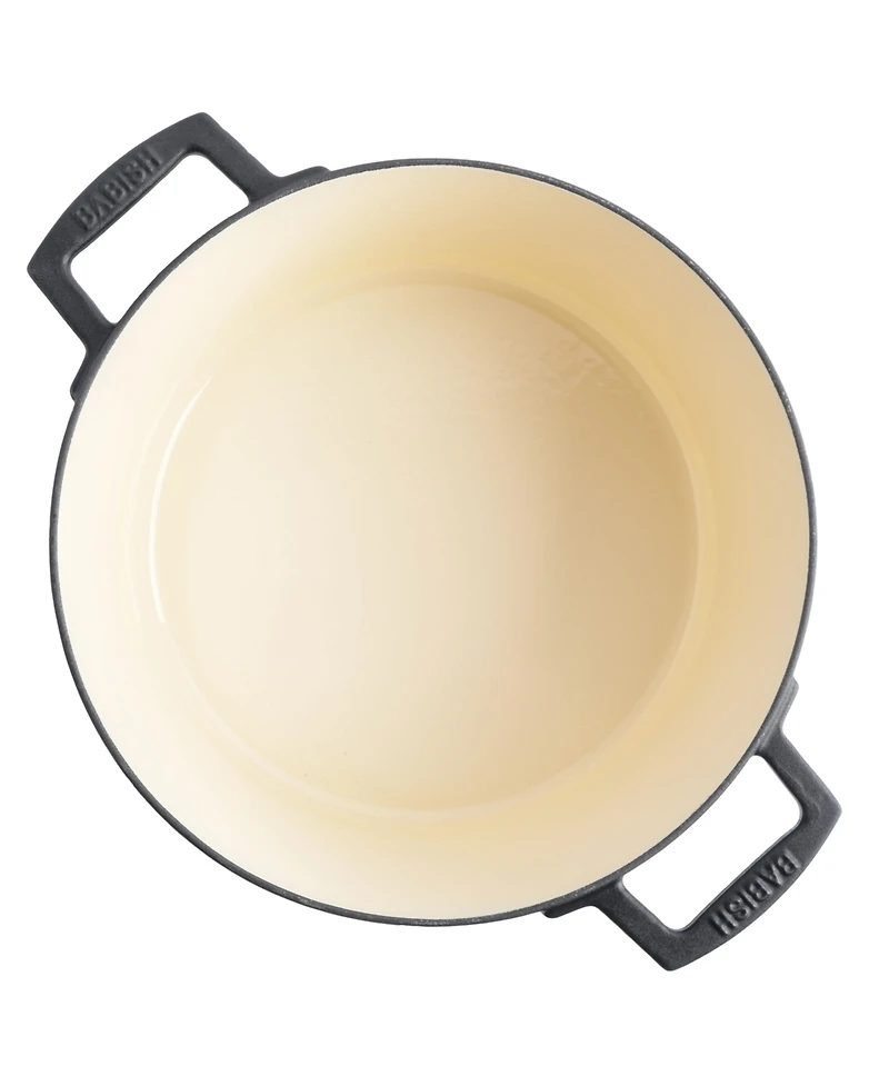 Babish 6 Qt Round Matte Enamel Cast Iron Dutch Oven