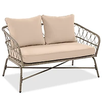 Streamdale Boho Wicker Chat Set with Comfort and Style