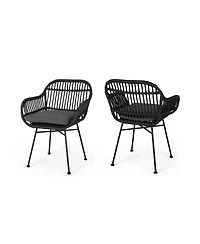 Streamdale Furniture Modern Rattan Chairs for Outdoor Living with Comfortable Cushions