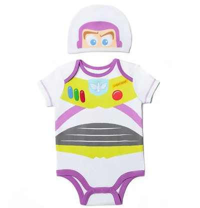 Toy Story Baby Boys Bodysuit and Hat Set
