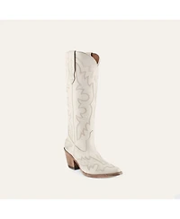 Buck & Brana Samira Leather Cowgirl Boots - Chic Western Style Comfort By