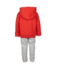 Disney Boys Pixar Cars Lightning McQueen Fleece Pullover Hoodie and Pants Outfit Set to
