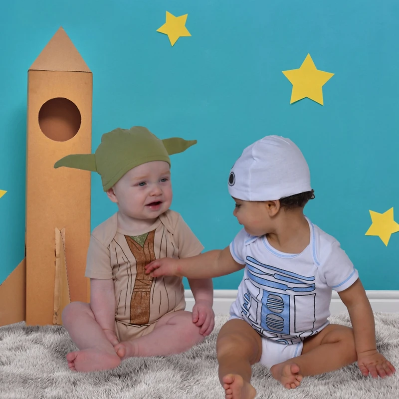 Star Wars Baby Boys Costume Bodysuit and Hat Set
