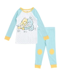 Care Bears Baby Girls Bedtime Bear Funshine Pajama Shirt and Pants Sleep Set Newborn