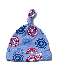 Avengers Baby Boys Bodysuit Pants and Hat 3 Piece Outfit Set