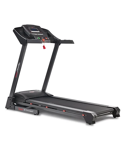 Sunny Health & Fitness Premium Smart Treadmill with Auto Incline, Speed Buttons, Double Deck Technology, Digital Performance Display, Bmi Calculator a