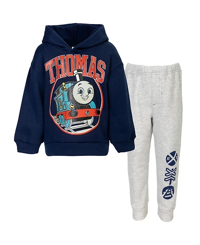 Thomas & Friends Toddler Boys the Train Fleece Pullover Hoodie and Pants Outfit Set