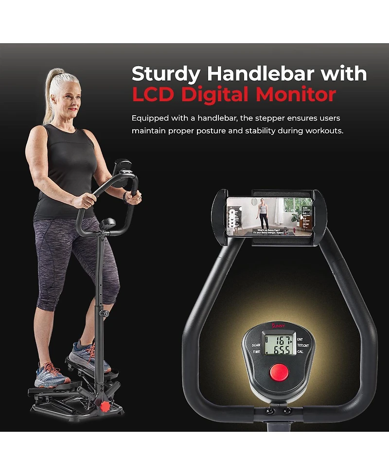 Smart Stair Stepper Machine with Handlebar