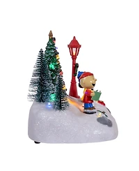 Kurt Adler Peanuts Battery-Operated Lighted Musical Carolers Table Piece