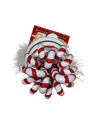 Kurt Adler 16-Inch Hollywood Candy Cane Hat with Drum Nutcracker