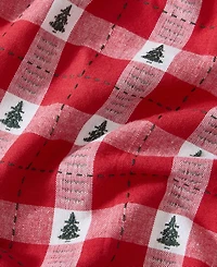 Elrene Sherwood Tree Dobby Cotton Rectangle Tablecloth