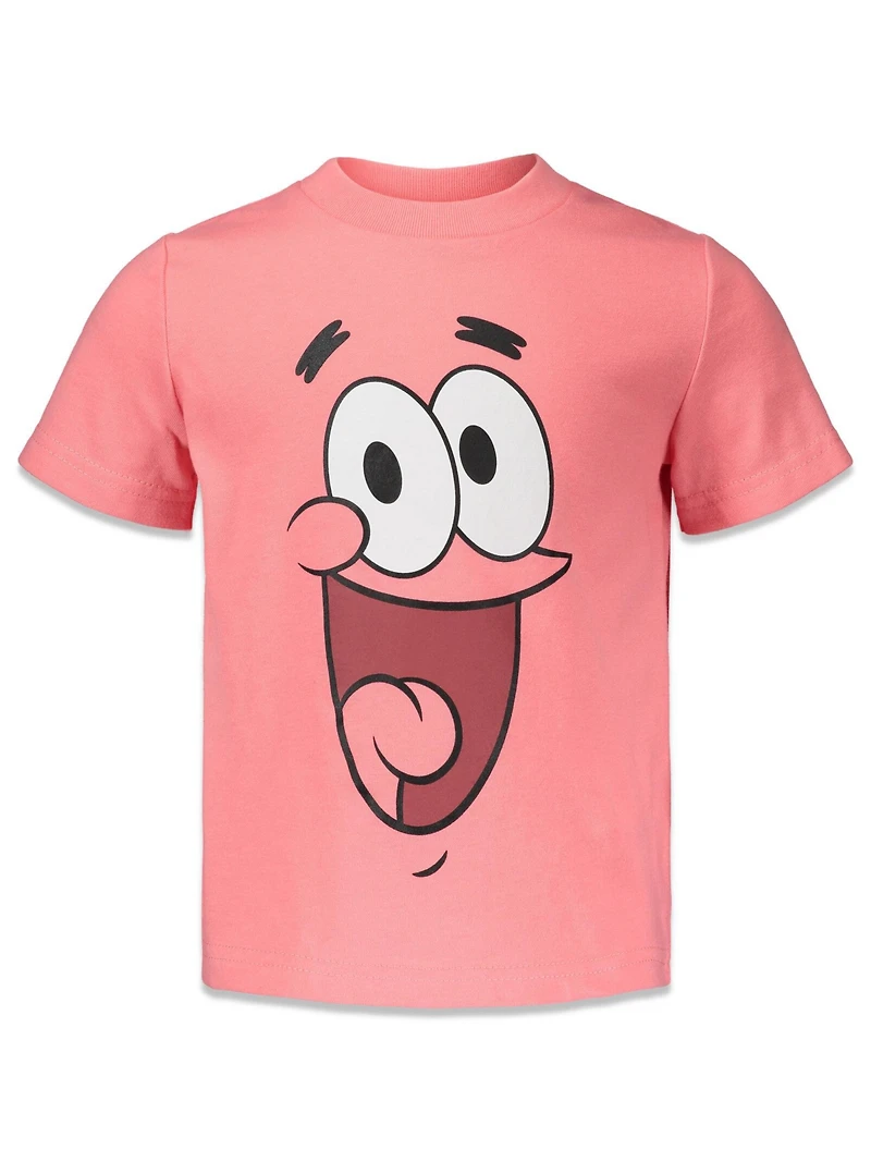 Nickelodeon SpongeBob SquarePants Squidward 3 Pack T-Shirts Toddler to Big Kid