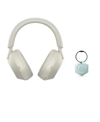 Sony Wh-1000XM5 Wireless Noise Canceling Over-Ear Headphones (Silver) Bundle