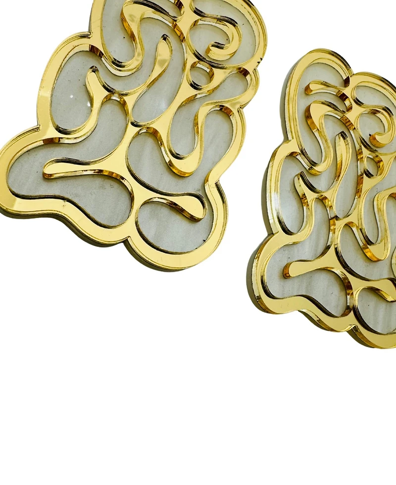 Swanky Designs 3D Cutout Studs