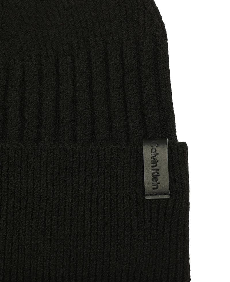 Calvin Klein Men's Mixed Stitch Beanie