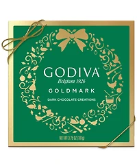 Godiva Holiday Goldmark Dark Chocolate Gift Box, 9 Pieces