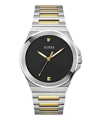 Guess Men's Analog Two-Tone Stainless Steel Watch 44mm