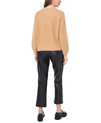 Vince Camuto Women's Cozy Crewneck Sequined Raglan-Sleeve Sweater