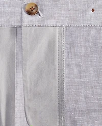 Club Room Men's Linen Cross-Dye Pants, Created for Macy's