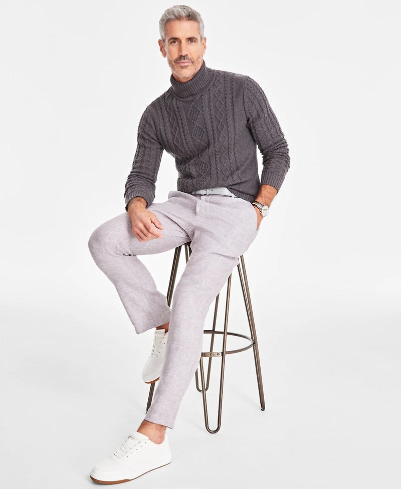 Club Room Men's Chunky Turtleneck Sweater