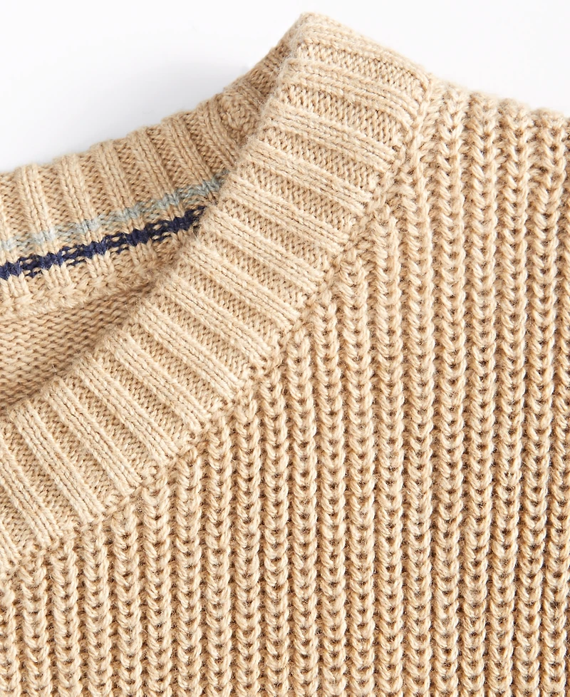 Club Room Men's Textured Cotton Sweater, Created for Macy's