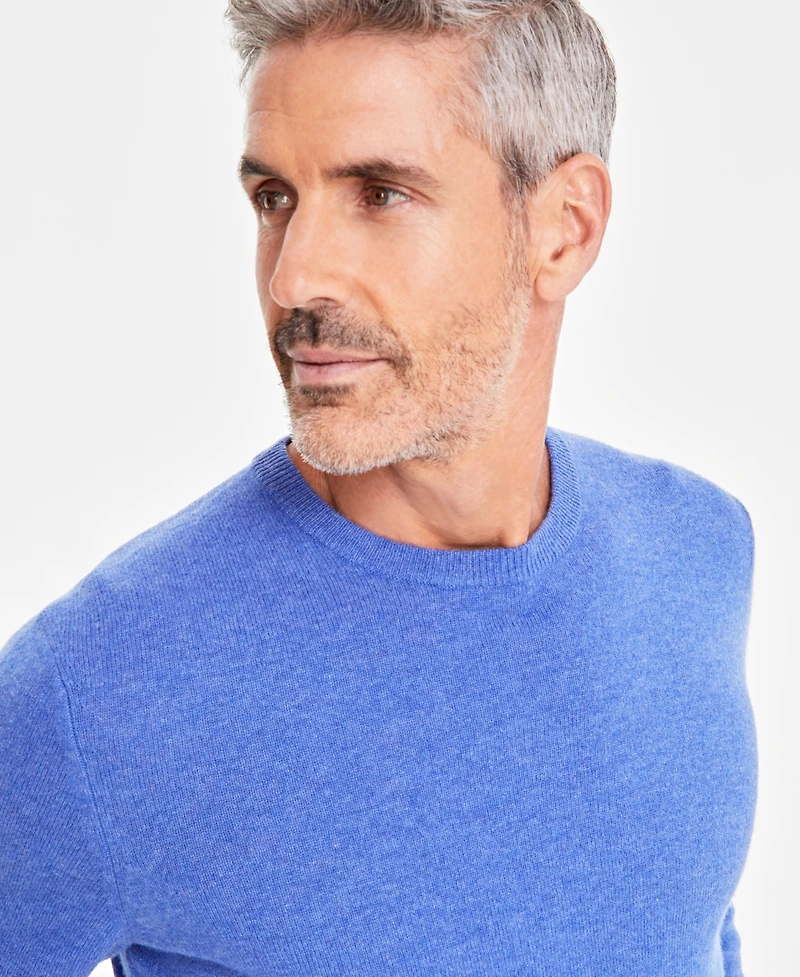 Club Room Men's Crewneck 100% Cashmere Sweater, Macy's Exclusive
