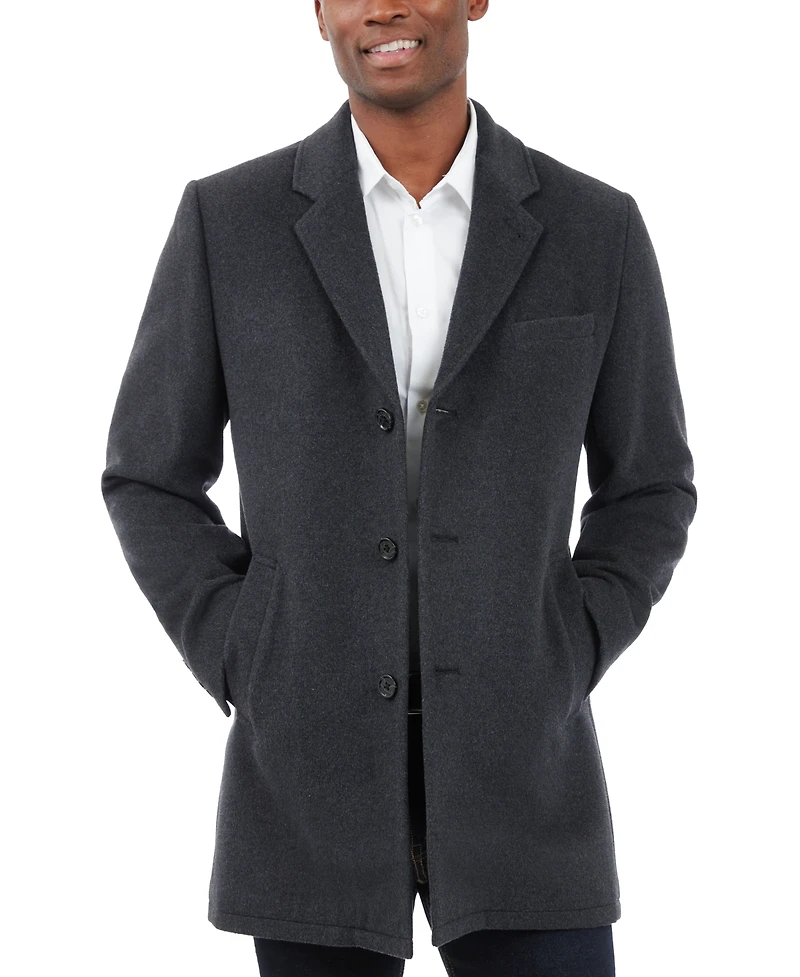 Michael Kors Men's Wool-Blend Car Coat
