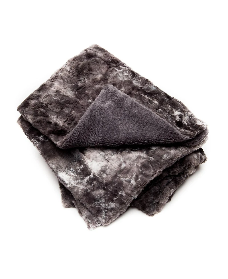Chanasya Premium Wolf Faux Fur Throw Blanket