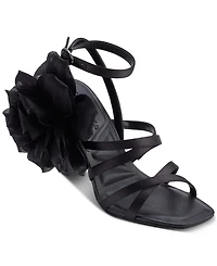 Karl Lagerfeld Paris Women's Caela Flower Embellished Dress Sandals