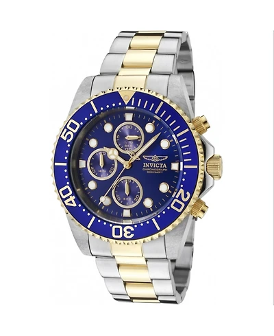 Invicta Men's Pro Diver Quartz Chronograph Blue Dial Watch