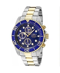 Invicta Men's Pro Diver Quartz Chronograph Blue Dial Watch
