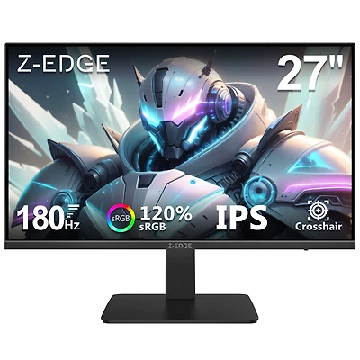 Z-edge 27 inch 1080P Full Hd 165Hz 1ms Curved Gaming Monitor, FreeSync, HDR10, 2 x Hdmi, 1 x DisplayPort