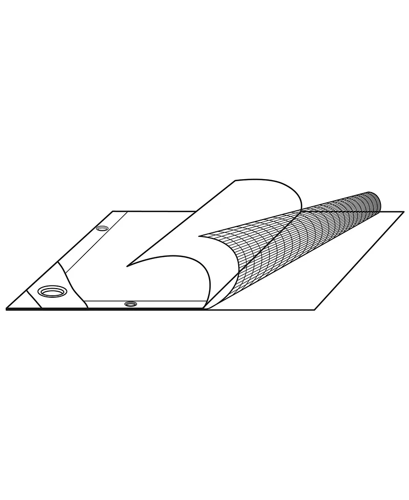 8x10 Ft 10 Mil Poly Tarp Protective Cover Tarpaulin Heavy Duty Uv Resistant