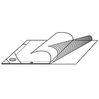 Yescom 18x24 Ft 14 Mil Poly Tarp Protective Cover Tarpaulin Heavy Duty Uv Resistant