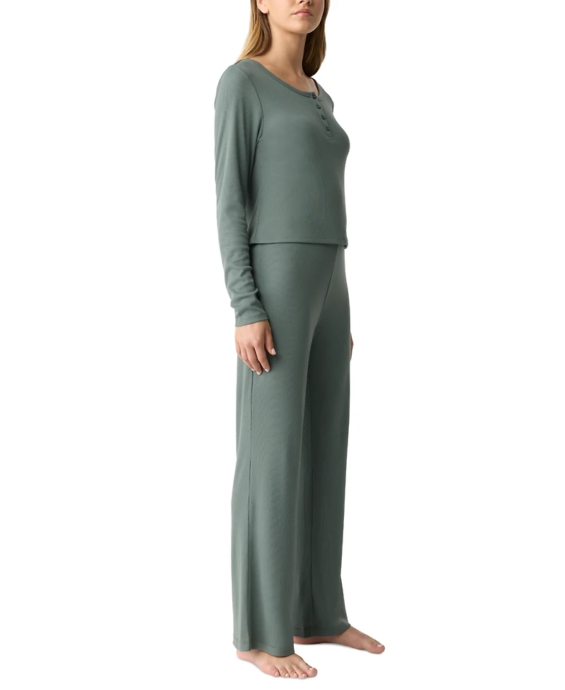 Gap GapBody Women's Long-Sleeve Rib Pajama Top