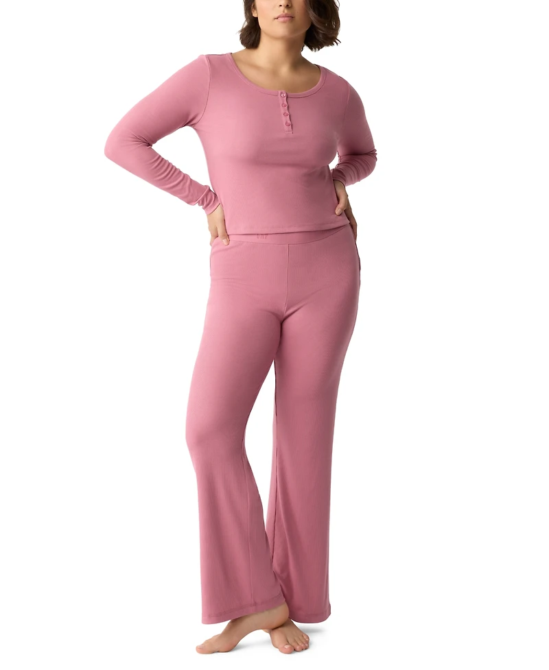 Gap GapBody Women's Ribbed High-Rise Pajama Pants