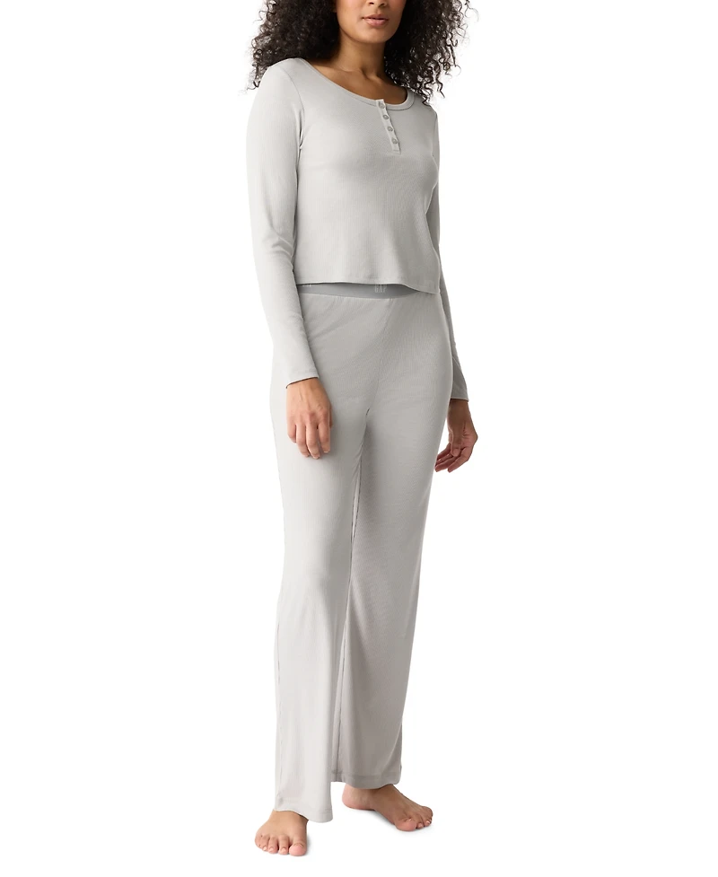 Gap GapBody Women's Ribbed High-Rise Pajama Pants